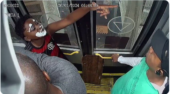 woman was arrested for vandalizing a Bus Rapid Transit (BRT) bus for the second time in six months